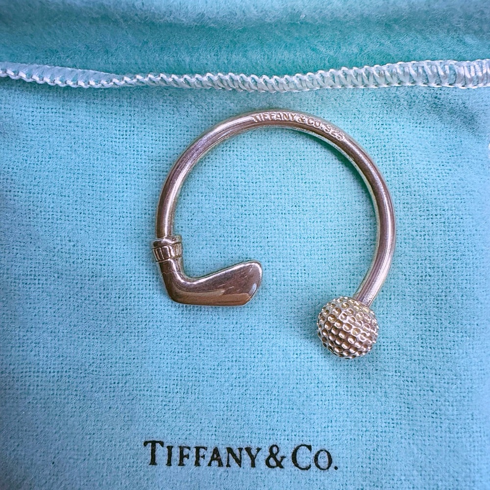 Tiffany & Co. Silver Golf Club Keychain - Picture 2 of 3